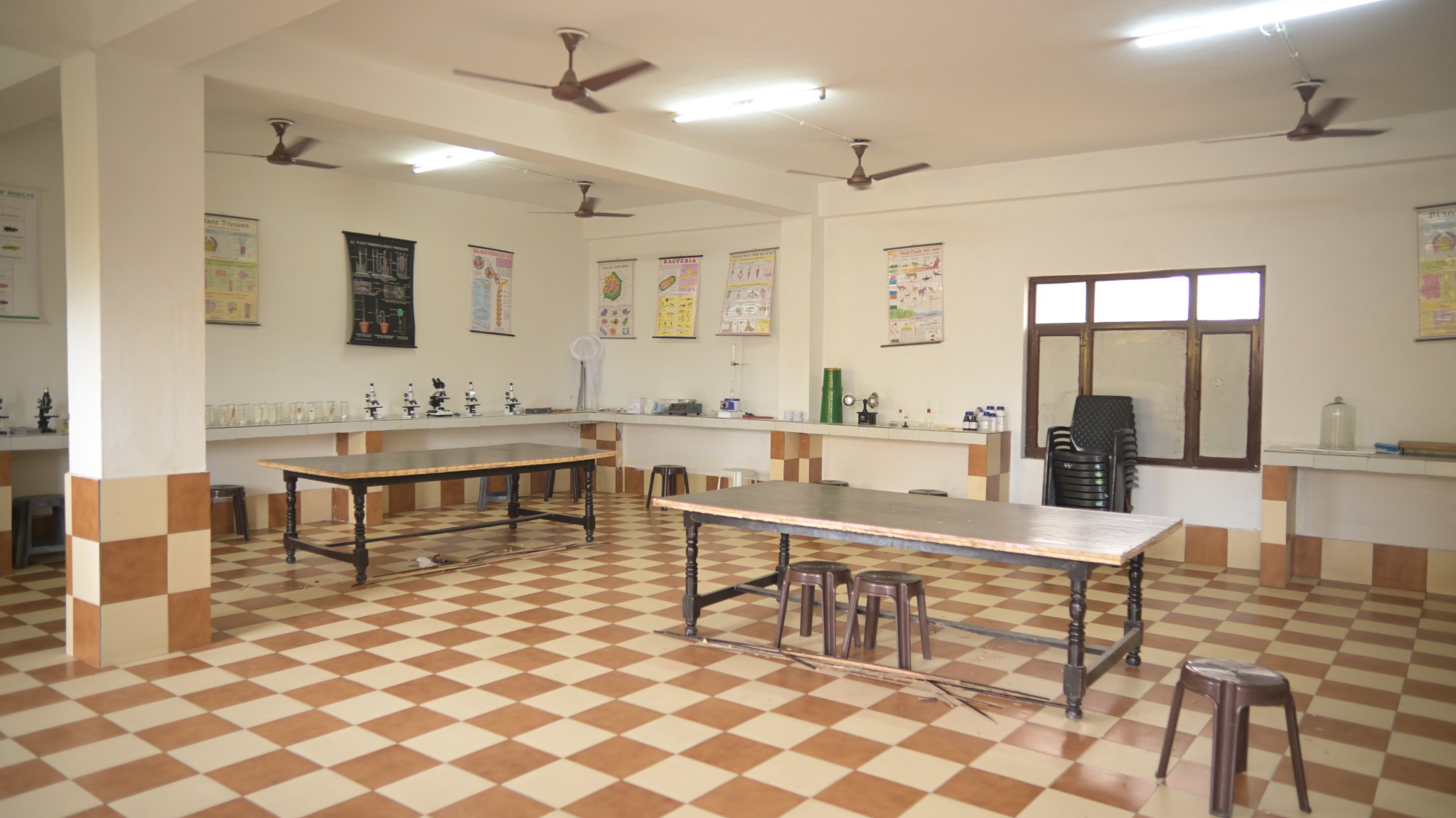 Laboratory practical space